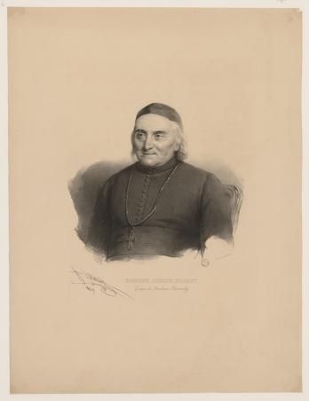 Benoist Joseph Flaget, évêque de Bardtown, Kentucky   H. Grevedon. 1839